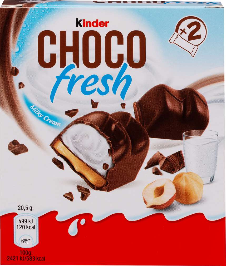 Abbildung des Sortimentsartikels Ferrero Kinder Choco fresh 2er TG 41g