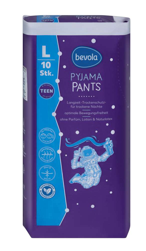 Abbildung des Sortimentsartikels Bevola Night Pants Größe L, 10 Stück