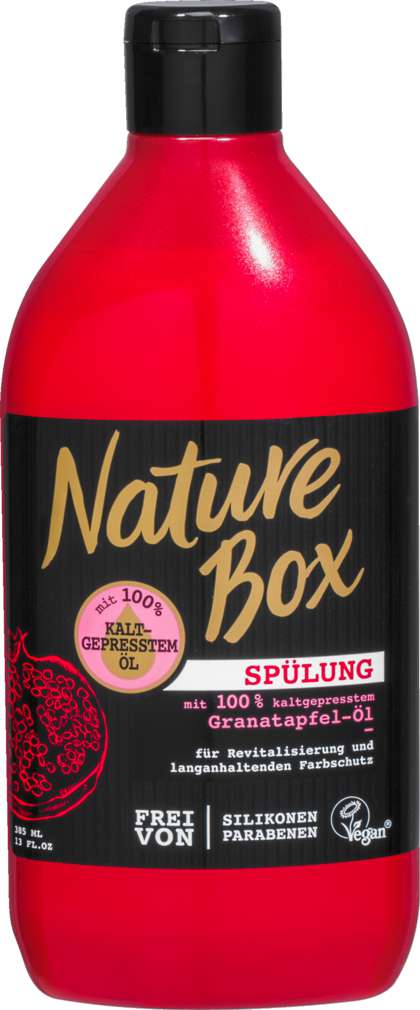 Abbildung des Sortimentsartikels Nature Box Spülung Granatapfel 385ml