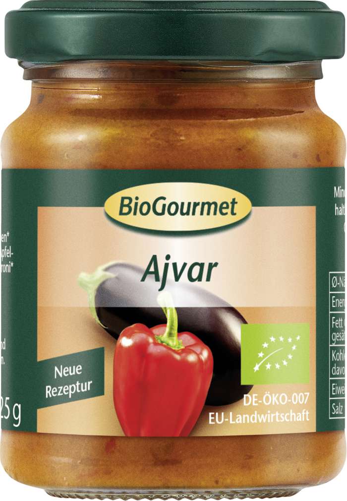 Abbildung des Sortimentsartikels BioGourmet BioGourmet Bio-Ajvar 125g