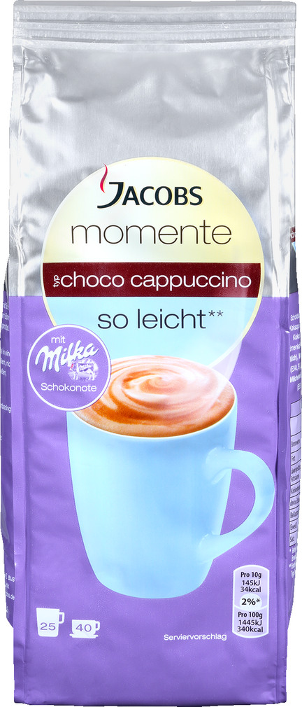 Abbildung des Sortimentsartikels Jacobs Momente Choco Cappuccino so leicht 400g