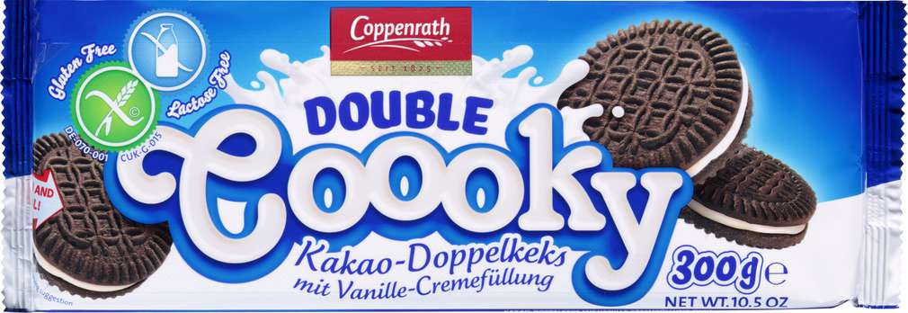 Abbildung des Sortimentsartikels Coppenrath Kakao-Doppelkeks 300g