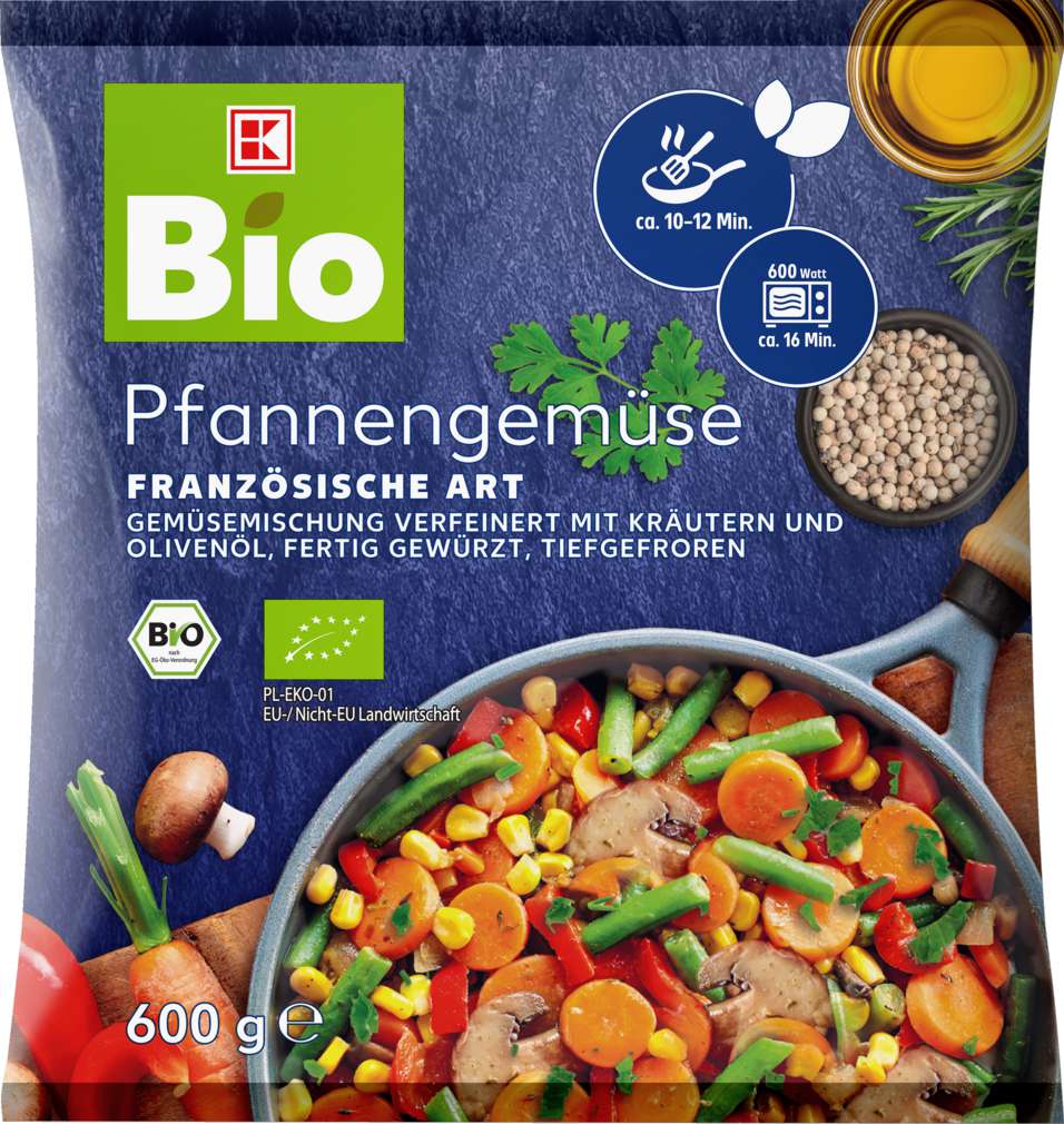 Abbildung des Sortimentsartikels K-Bio Gemüsepfanne Französische Art 600g