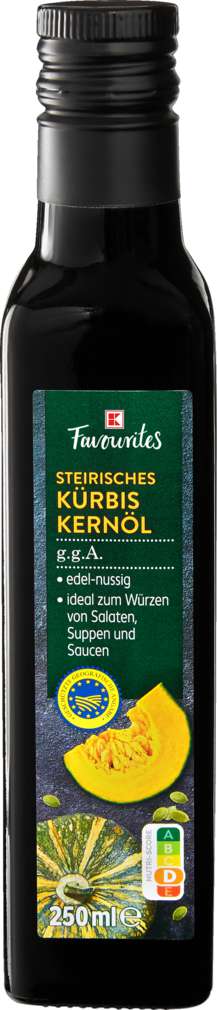 Abbildung des Sortimentsartikels K-Favourites Kürbiskernöl 250ml