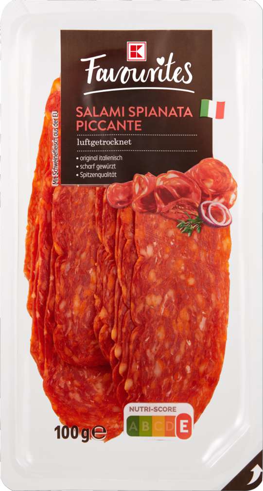 Abbildung des Sortimentsartikels K-Favourites Salami Spianata Piccante 100g