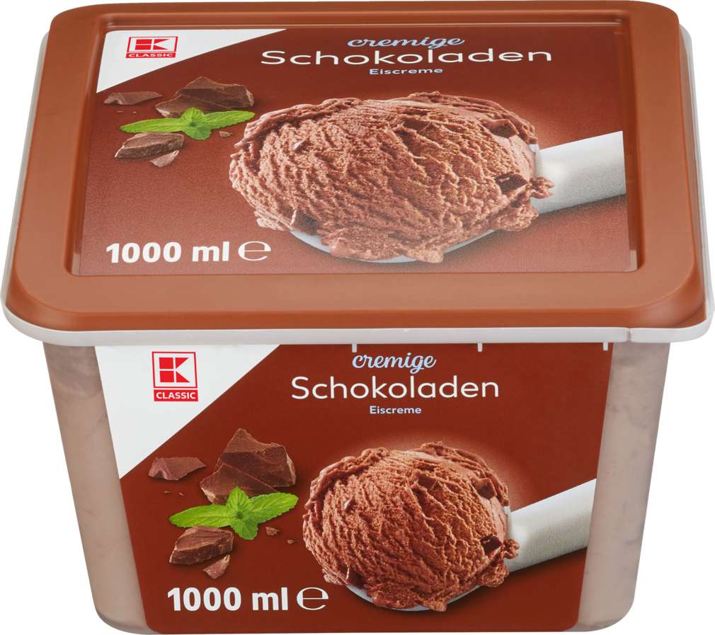 Abbildung des Sortimentsartikels K-Classic Eis Schokolade 1000ml