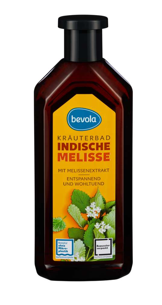 Abbildung des Sortimentsartikels Bevola Kräuterbad Indische Melisse 500ml