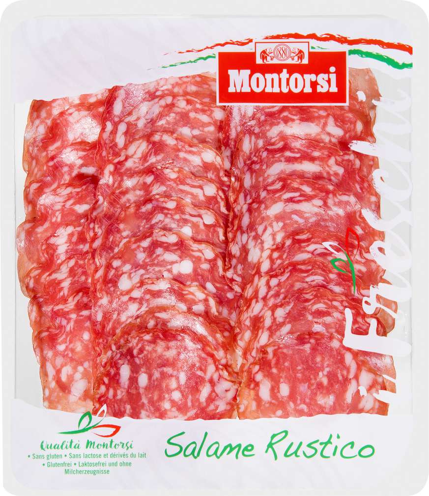 Abbildung des Sortimentsartikels Montorsi Salami Rustico 100g