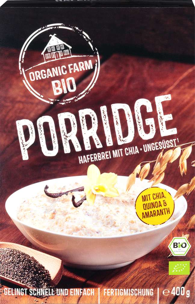 Abbildung des Sortimentsartikels Organic Farm Bio Porridge Chia 400g