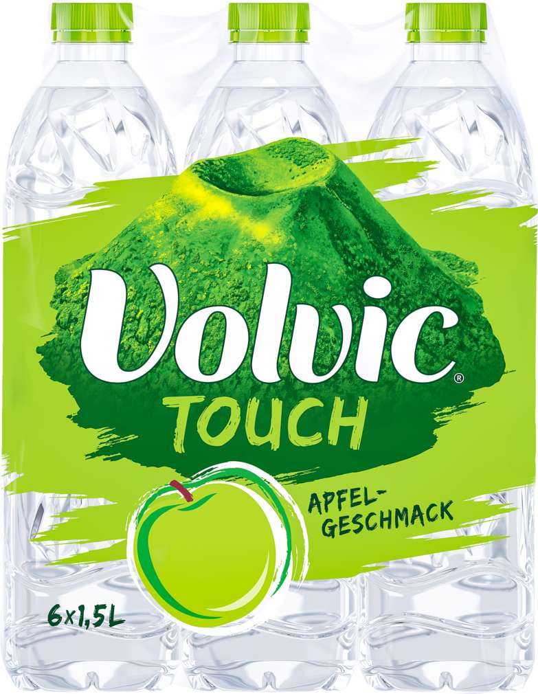 Abbildung des Sortimentsartikels Volvic Touch Apfel 6x1,5l