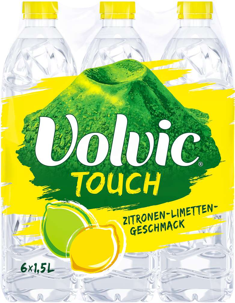 Abbildung des Sortimentsartikels Volvic Touch Zitronen - Limetten 6x1,5l