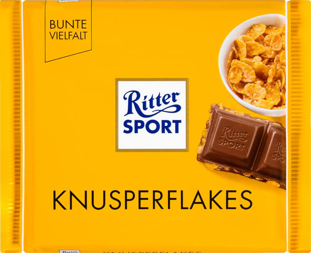 Abbildung des Sortimentsartikels Ritter Sport Knusperflakes Schokolade 100g