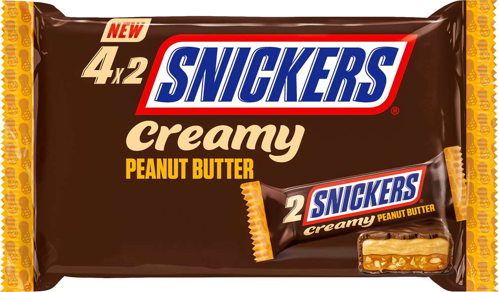 Abbildung des Sortimentsartikels Snickers Mars Creamy Peanut Butter 4x36,5g