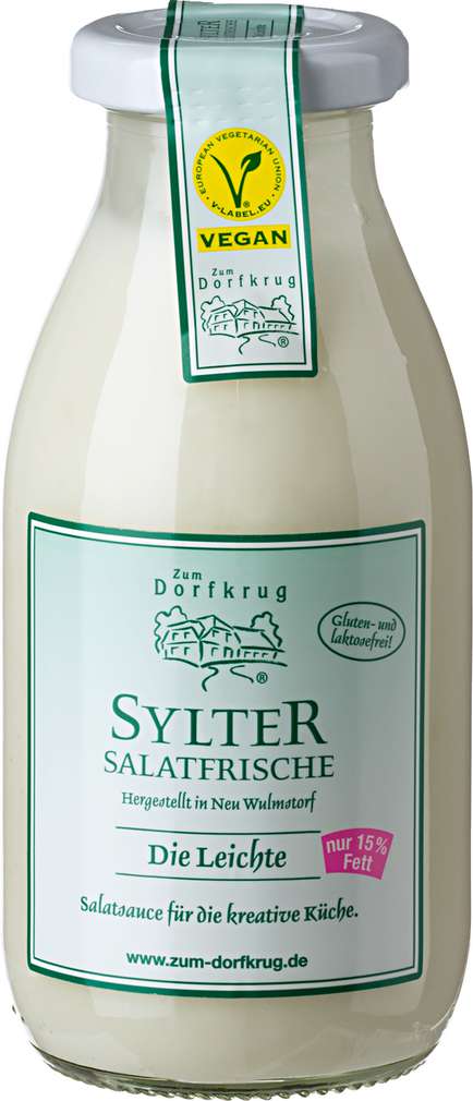 Abbildung des Sortimentsartikels Zum Dorfkrug Sylter Salatfrische 15% Fett, vegan 250ml