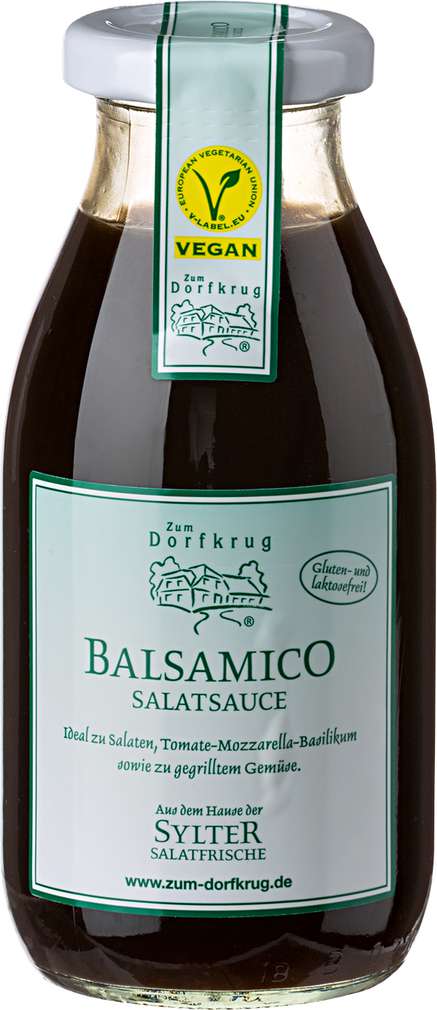 Abbildung des Sortimentsartikels Zum Dorfkrug Sylter Balsamico Salatsauce, vegan 250ml