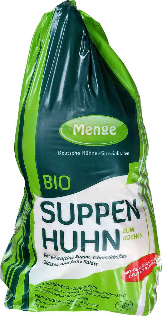Abbildung des Sortimentsartikels Brefood Bio-Suppenhuhn