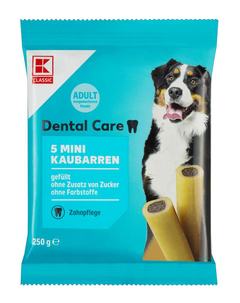 Abbildung des Sortimentsartikels K-Classic Hundesnack Dental Care Kaubarren 5x50g