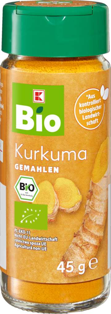 Abbildung des Sortimentsartikels K-Bio Kurkuma gemahlen 45g