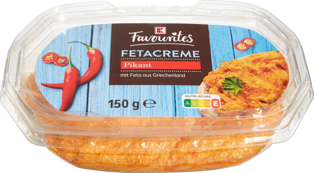 Abbildung des Sortimentsartikels K-Favourites Fetacreme Paprika 150g