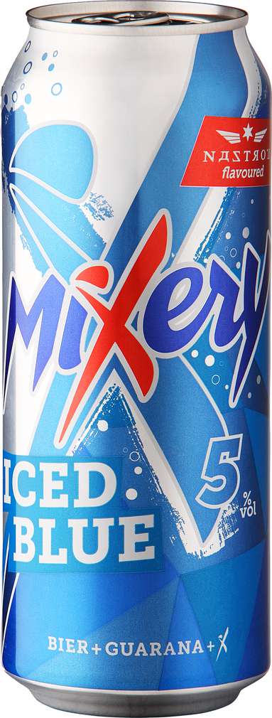 Abbildung des Sortimentsartikels Mixery Nastrov Flavour iced blue 0,5l