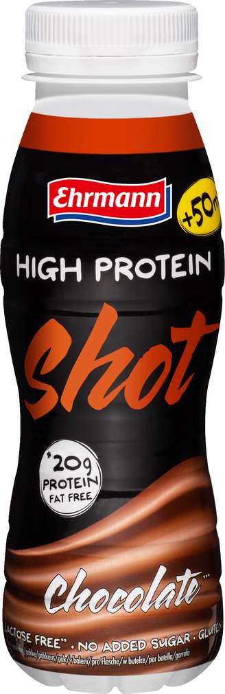 Abbildung des Sortimentsartikels Ehrmann High Protein Shot Schoko 250ml