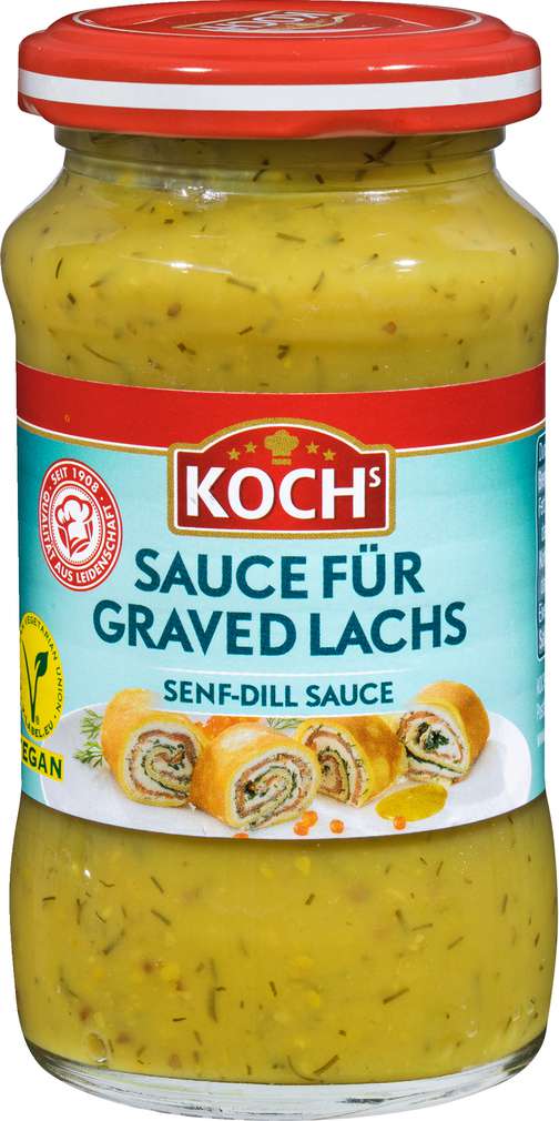 Abbildung des Sortimentsartikels Koch´s Sauce für Graved Lachs Senf-Dill 140ml