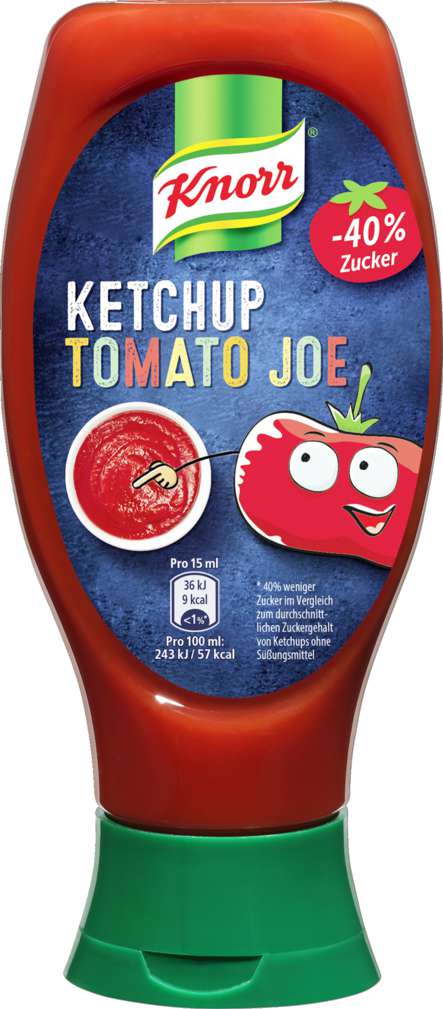 Abbildung des Sortimentsartikels Knorr Tomaten-Ketchup Tomato Joe 430ml