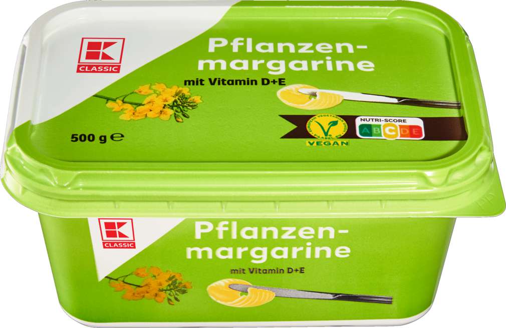 Abbildung des Sortimentsartikels K-Classic Pflanzenmargarine 80% Fett 500g