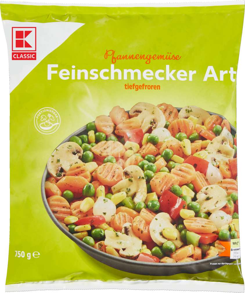 Abbildung des Sortimentsartikels K-Classic Gemüsepfanne Feinschmecker Art 750G