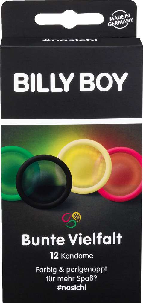 Abbildung des Sortimentsartikels Billy Boy Kondome Bunte Vielfalt 12 Stück