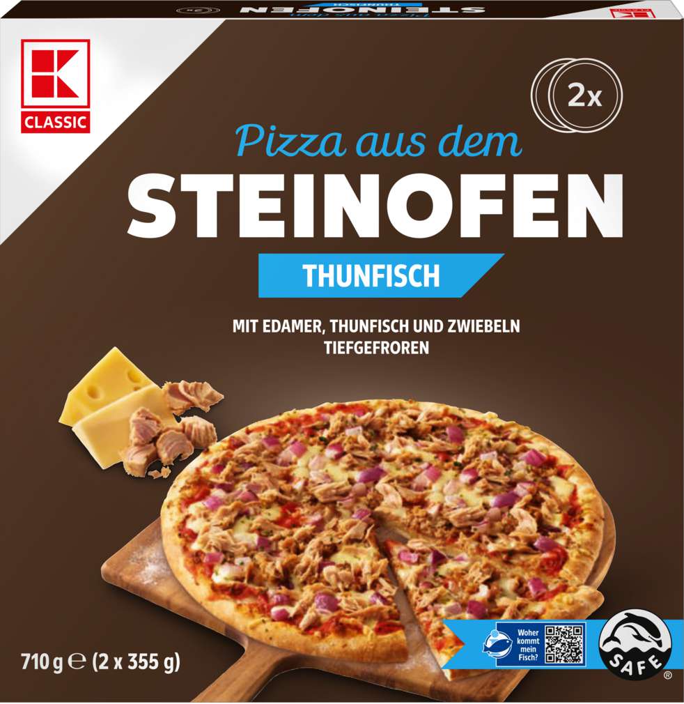 Steinofen-Pizza Thunfisch 2x355g