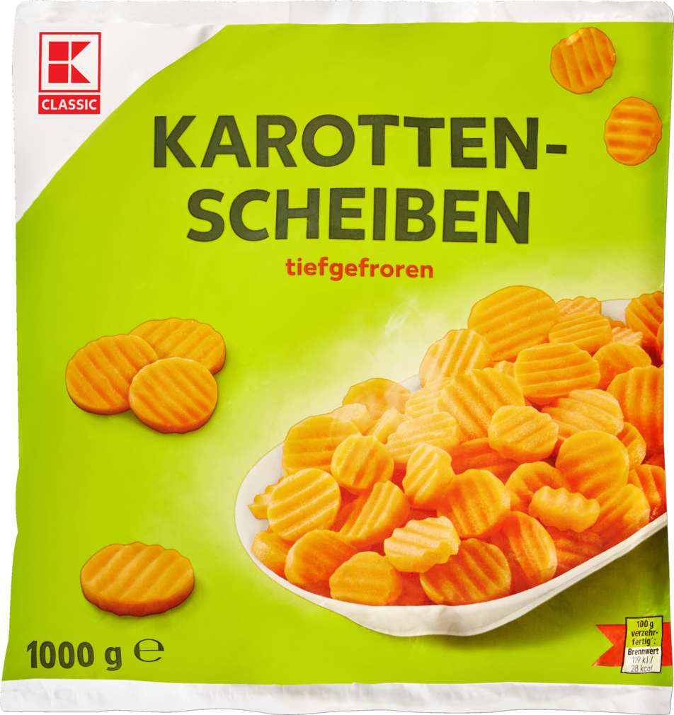 Abbildung des Sortimentsartikels K-Classic Karottenscheiben 1000g