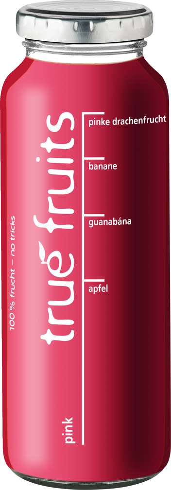 Abbildung des Sortimentsartikels true fruits Smoothie pink 250ml