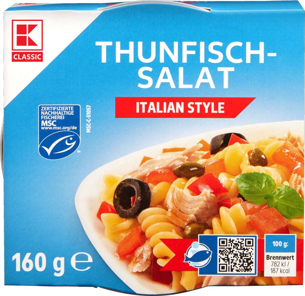 Abbildung des Sortimentsartikels K-Classic Thunfisch-Salat Italien 160g