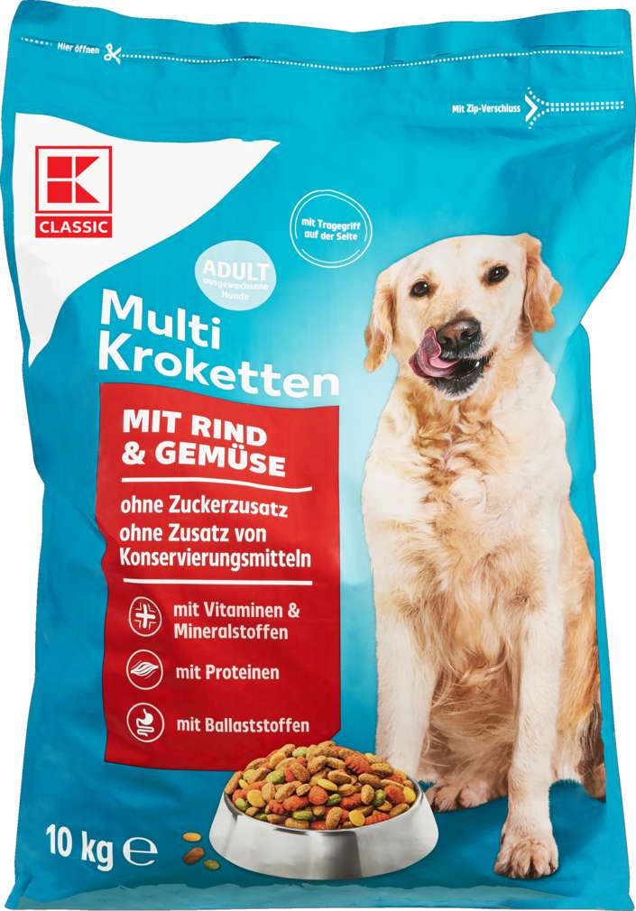 Abbildung des Sortimentsartikels K-Classic Hundenahrung Rind und Gemüse 10kg