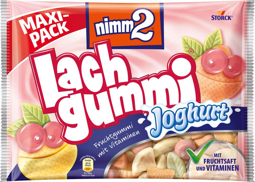 Abbildung des Sortimentsartikels Nimm 2 Lachgummi Joghurt 376g