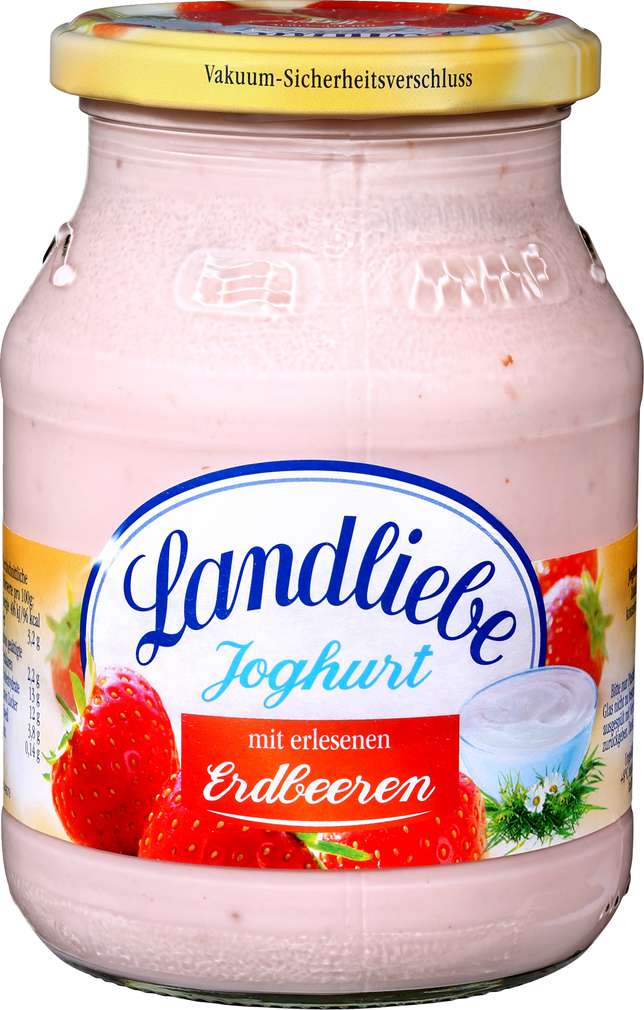 Abbildung des Sortimentsartikels Landliebe Joghurt Erdbeere 500g