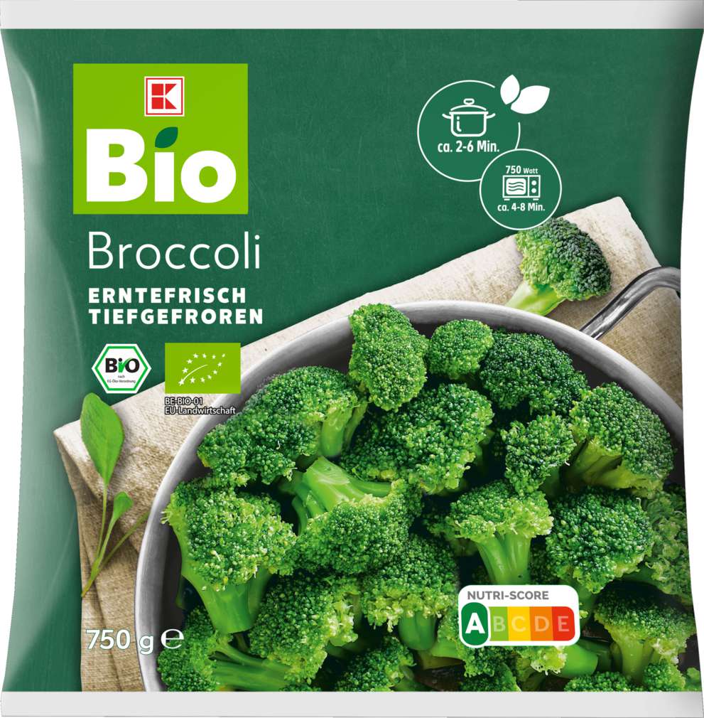 Abbildung des Sortimentsartikels K-Bio Broccoli 750g
