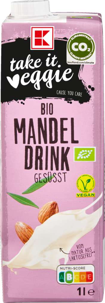 Abbildung des Sortimentsartikels K-Take it Veggie Mandeldrink gesüßt 1,0l