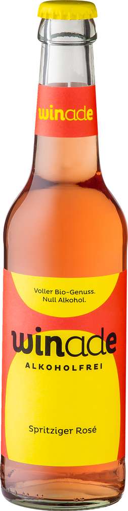 Abbildung des Sortimentsartikels Winade Bio Rosé alkoholfrei 0,33l