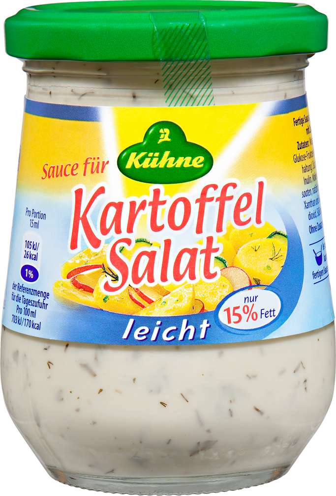 Abbildung des Sortimentsartikels Kühne Sauce für Kartoffelsalat leicht
