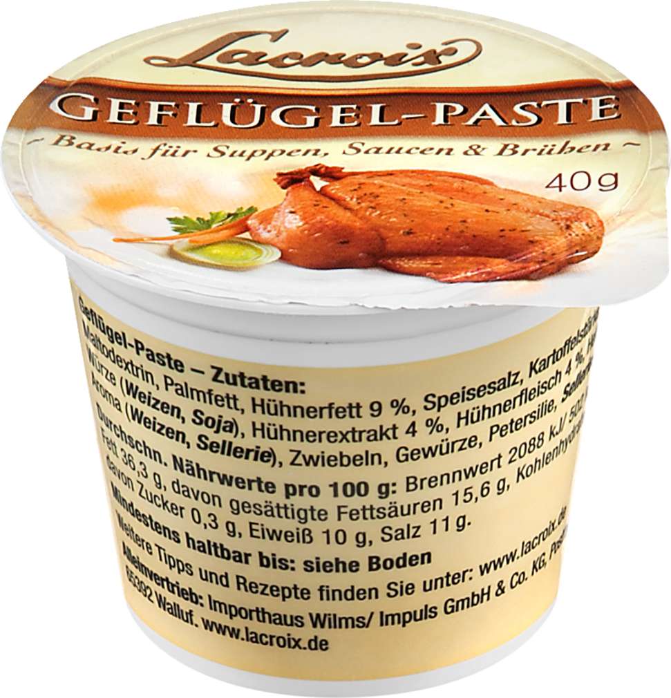 Abbildung des Sortimentsartikels Lacroix Geflügel-Paste 40g
