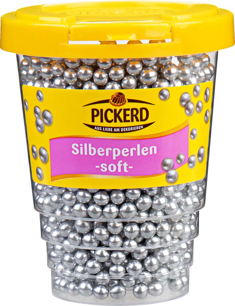 Abbildung des Sortimentsartikels Pickerd Silberperlen soft 100g