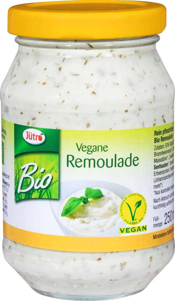 Abbildung des Sortimentsartikels Jütro Bio-Remoulade vegan 250ml
