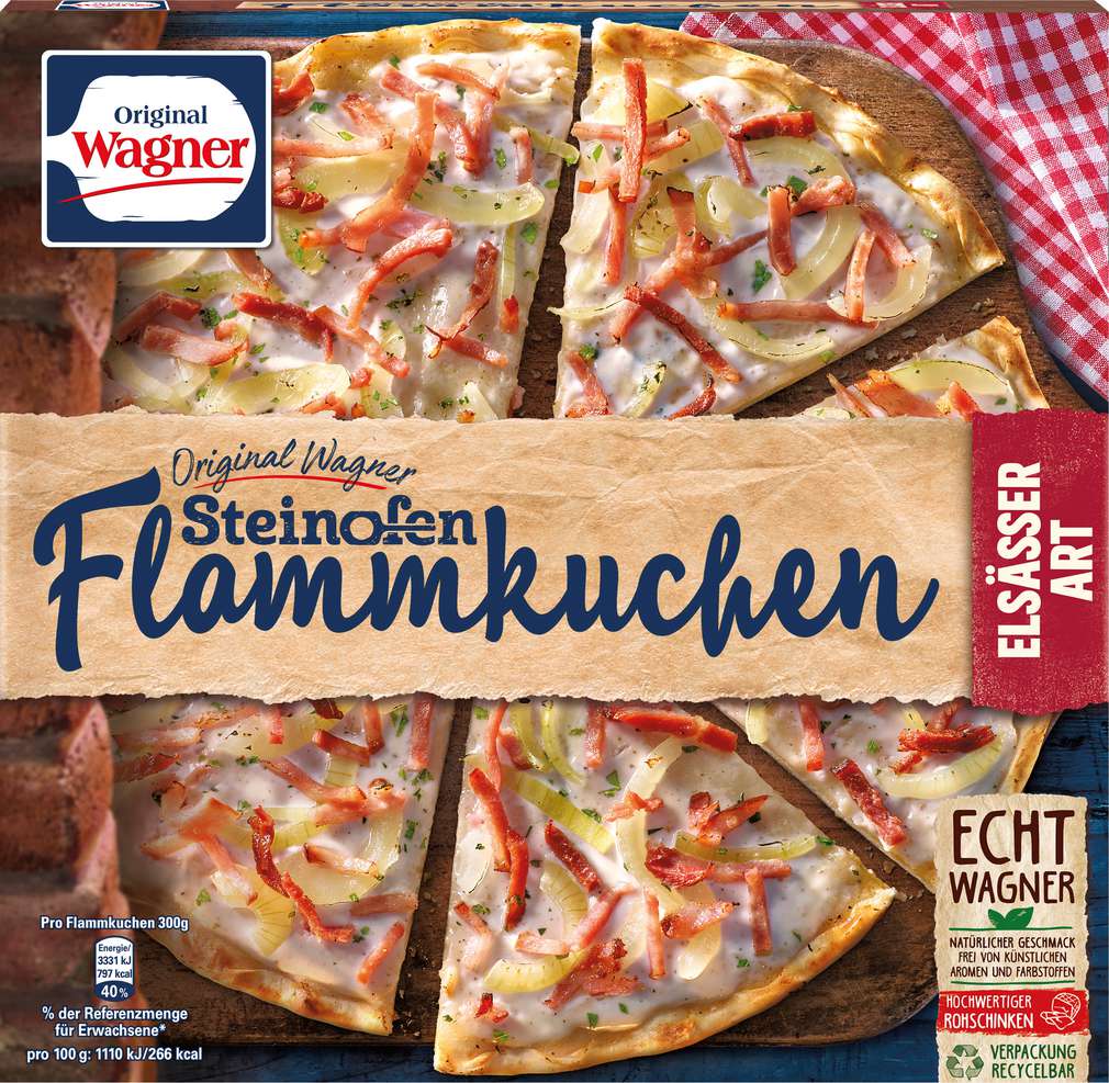 Abbildung des Sortimentsartikels Wagner Flammkuchen Original Elsässer Art 300g