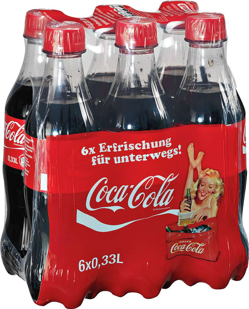 Abbildung des Sortimentsartikels Coca-Cola 6x0,33l
