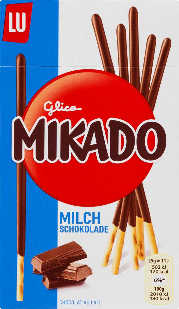 Abbildung des Sortimentsartikels Mikado Milchschokolade 75g