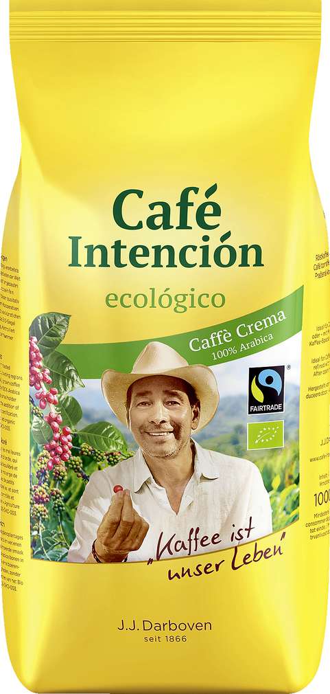 Abbildung des Sortimentsartikels Darboven Café Intención ecológico Café Crema 1000g