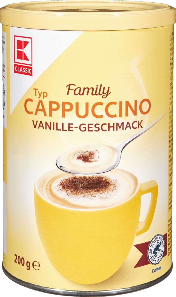 Abbildung des Sortimentsartikels K-Classic Cappuccino Vanille 200g