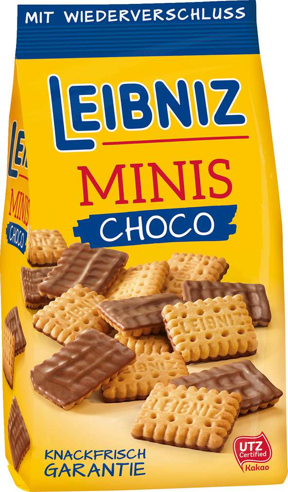 Abbildung des Sortimentsartikels Bahlsen Minis Choco 125g
